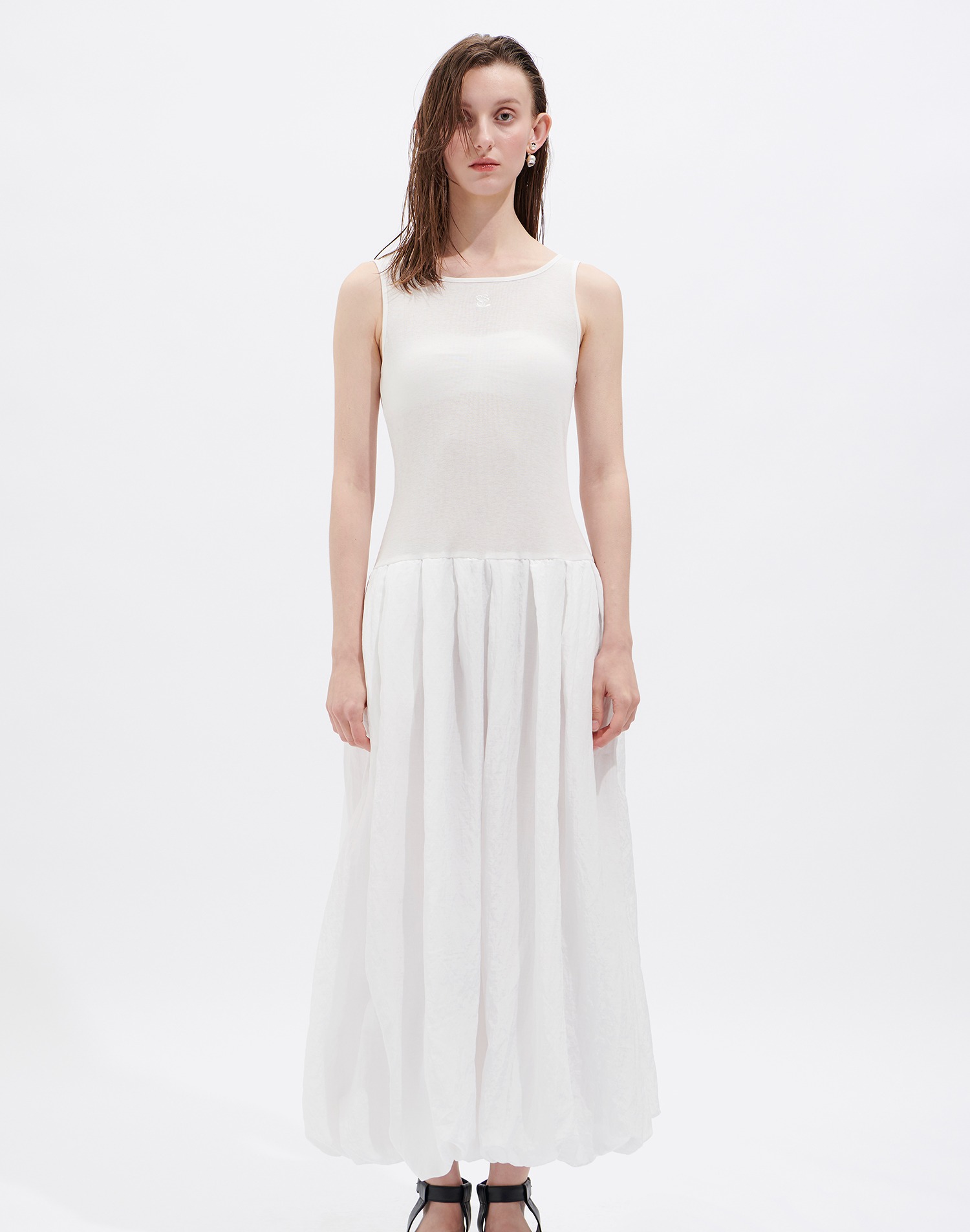 BALLOON DRESS (White)